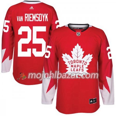 Dresovi Toronto Maple Leafs James Van Riemsdyk 25 Adidas 2017-2018 Crvena Alternate Authentic - Muške Dresovi Toronto Maple Leafs James Van Riemsdyk 25 Adidas 2017-2018 Crvena Alternate Authentic - Muške